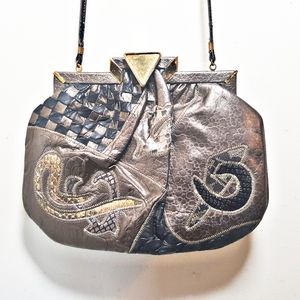 Vintage Leather Sharif Purse Hand Bag